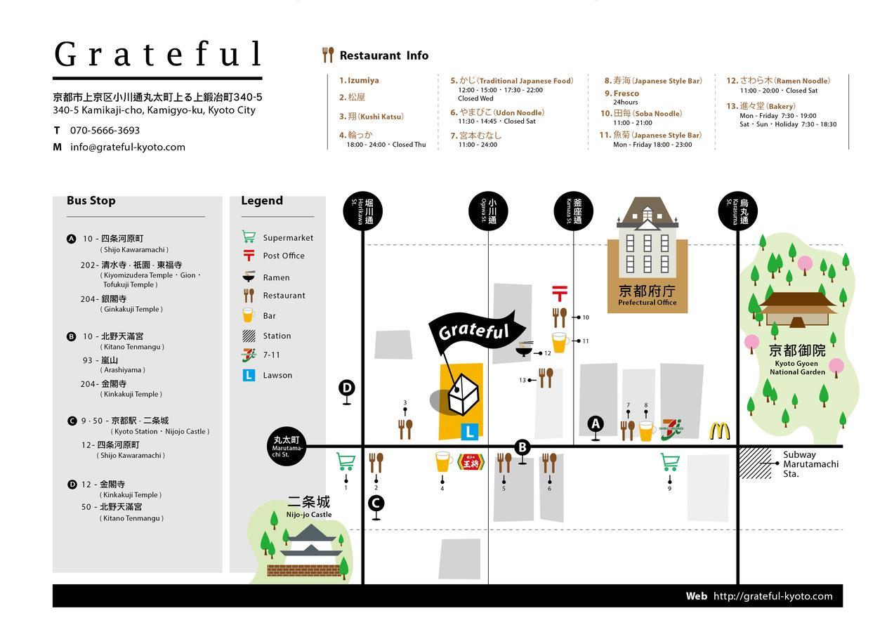 Grateful Hotel Kyoto Luaran gambar